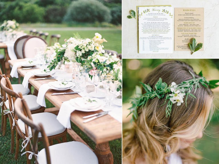 mariage theme nature